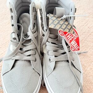 Vans Light Gray High-Top Sneakers